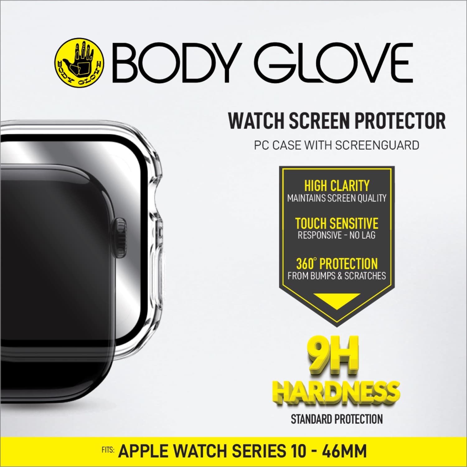 Body Glove PC Case With Screenguard - Apple Watch 10 46mm