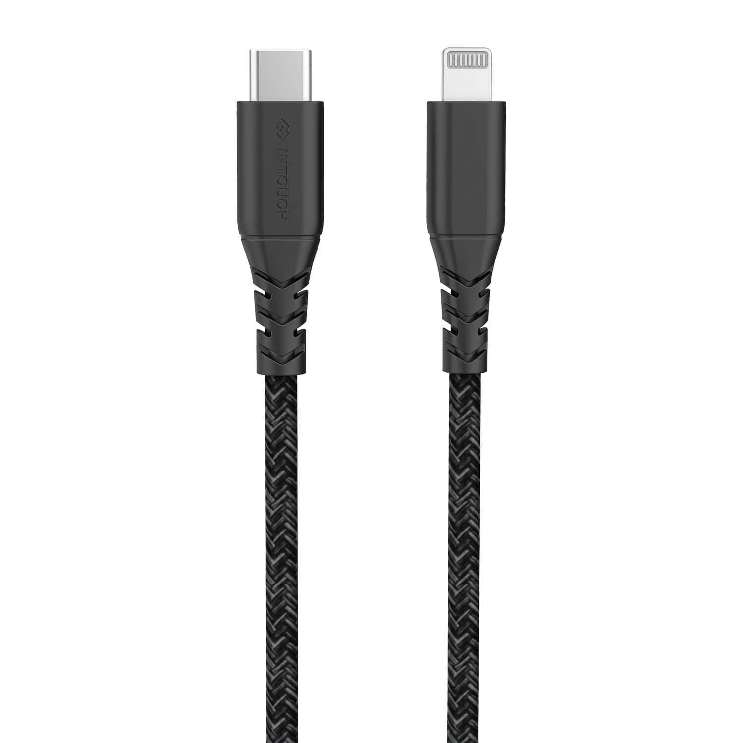 INTOUCH Type-C To MFI Lightning Recycled Braided Cable 2 Metre