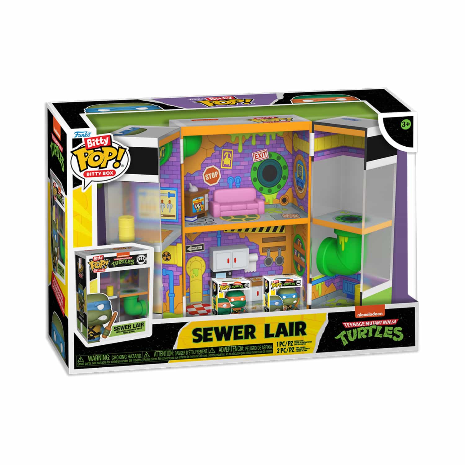 Funko Bitty Pop! Bitty Box: Teenage Mutant Ninja Turtles - Sewer Lair