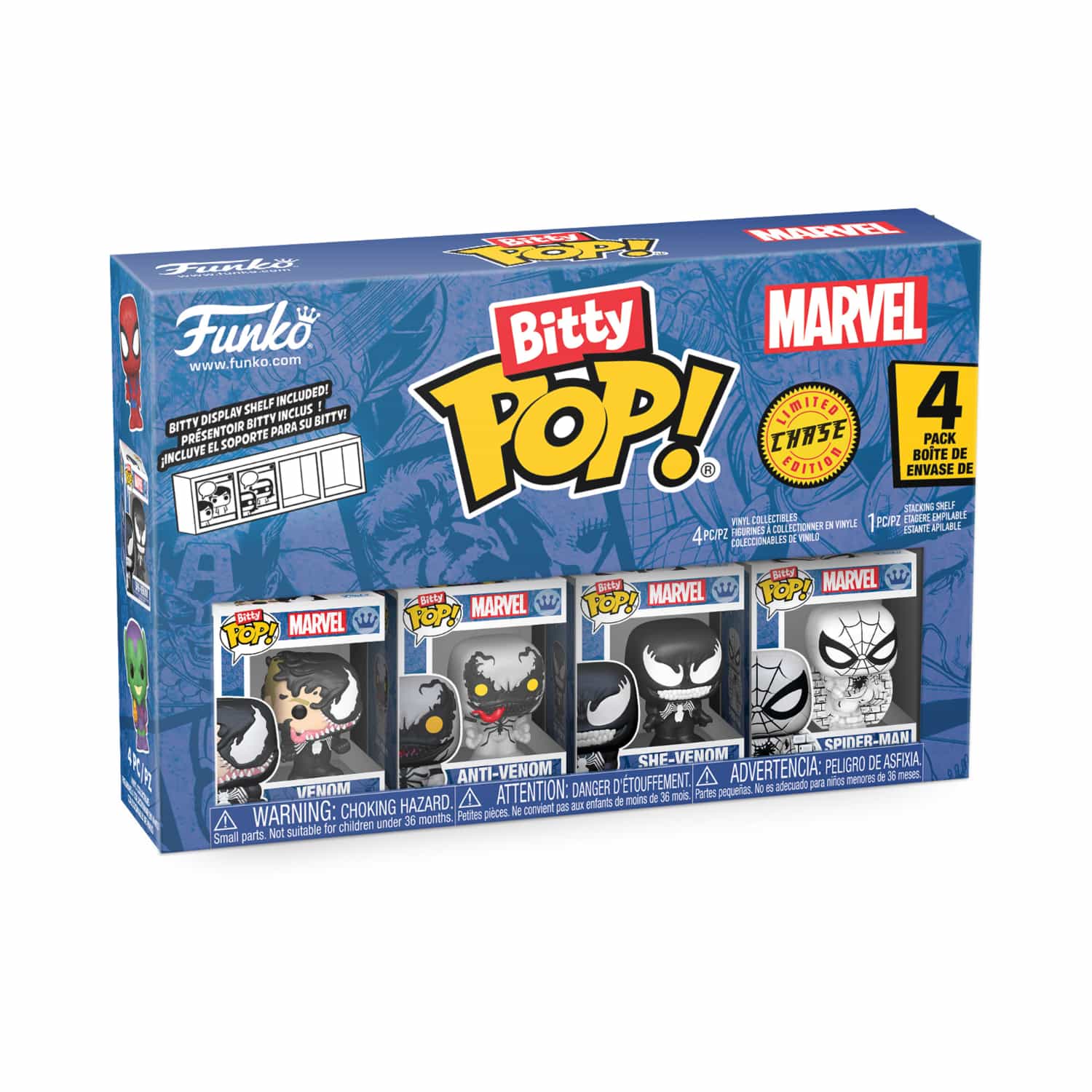 Funko Bitty Pop!: Spider-Man - Series 3 4 Pack
