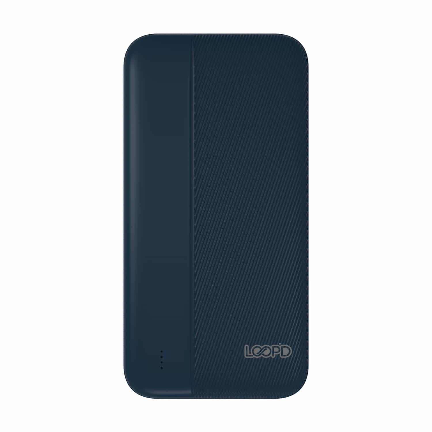 LOOPD 4LED Indicator Powerbank - 10000mAh - Navy
