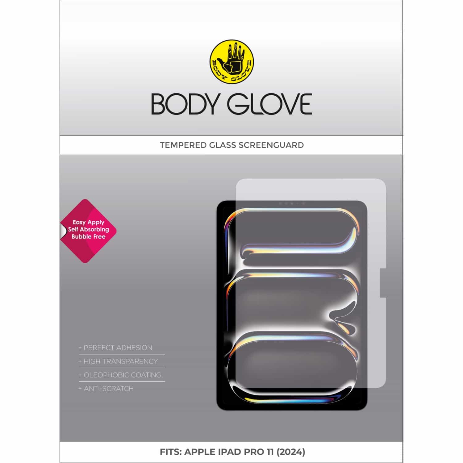 Body Glove Tempered Glass Screen Protector - Apple iPad Pro 11 (2024) - Clear