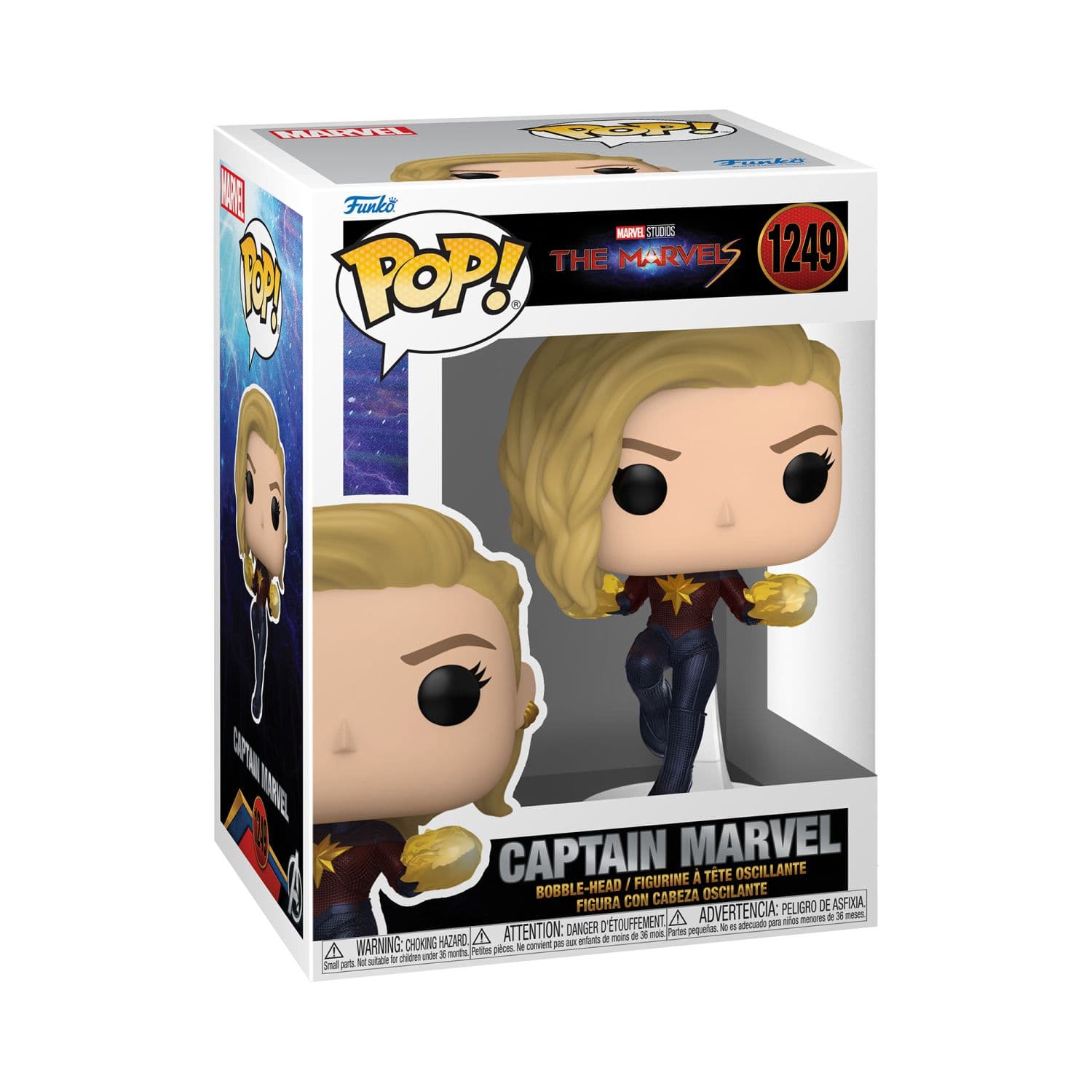 Funko Pop!: The Marvels - Captain Marvel With Fire Hands