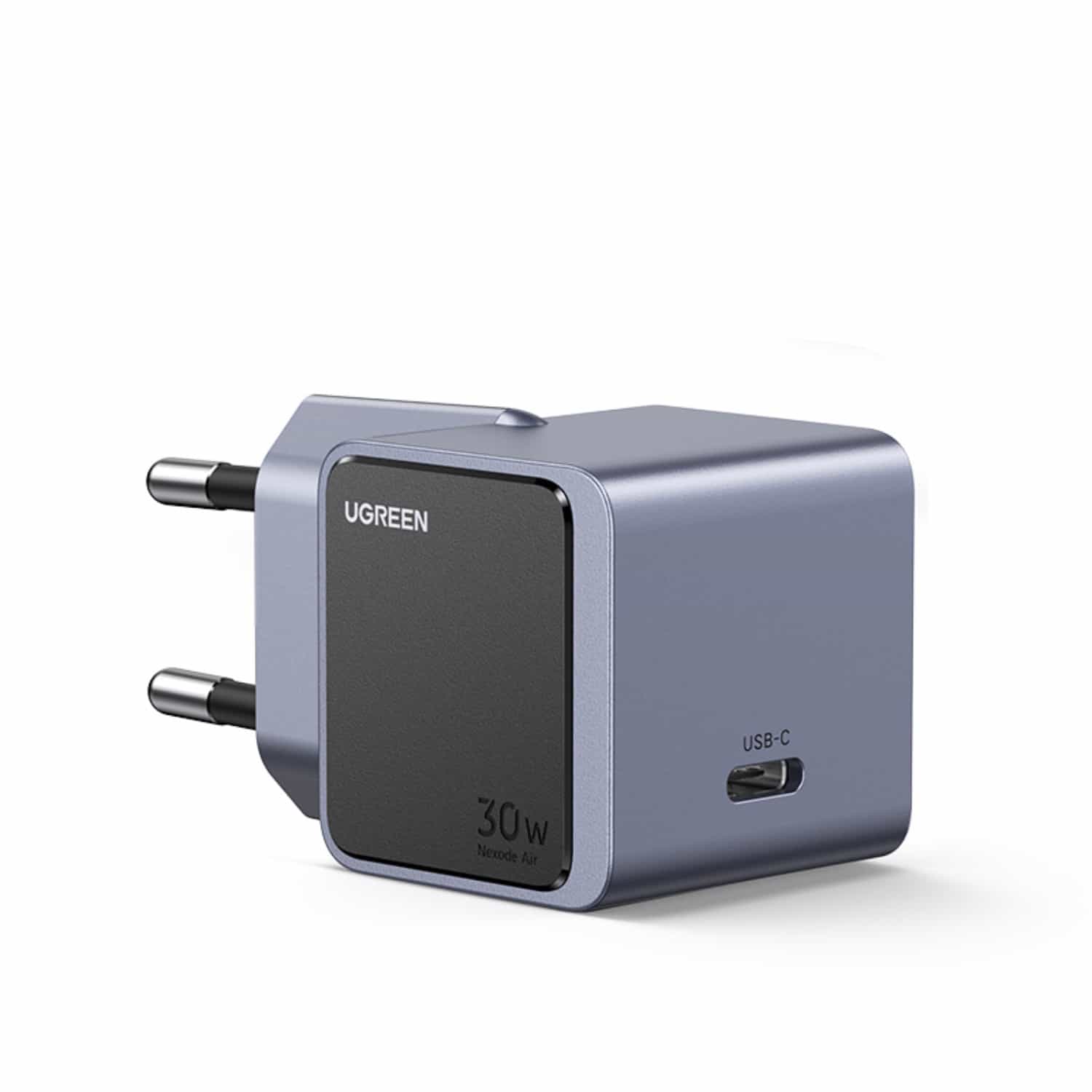 UGREEN Nexode 1 Port GaNInfinity PD Wall Charger 30W - Grey &