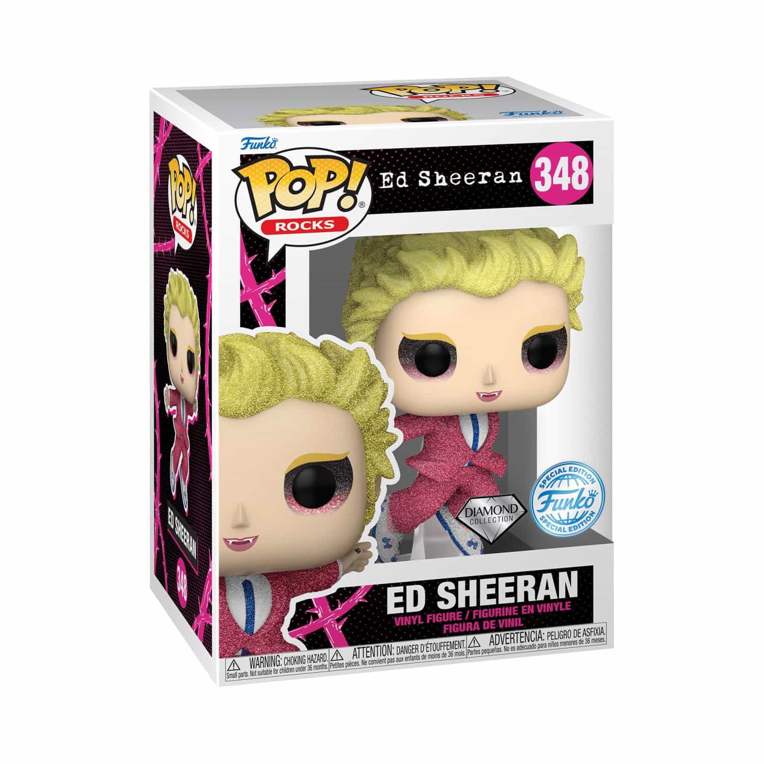 Funko Pop! Rocks: Ed Sheeran - Ed Sheeran (Diamond Collection) (PX Previews Exclusive)