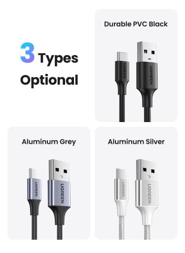 UGREEN USB To Type-C Cable 1 Metre