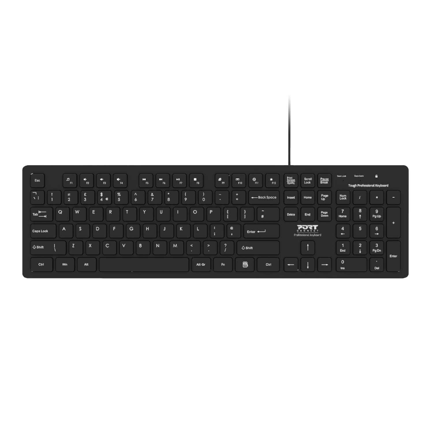 Port Connect Tough Office USB Keyboard