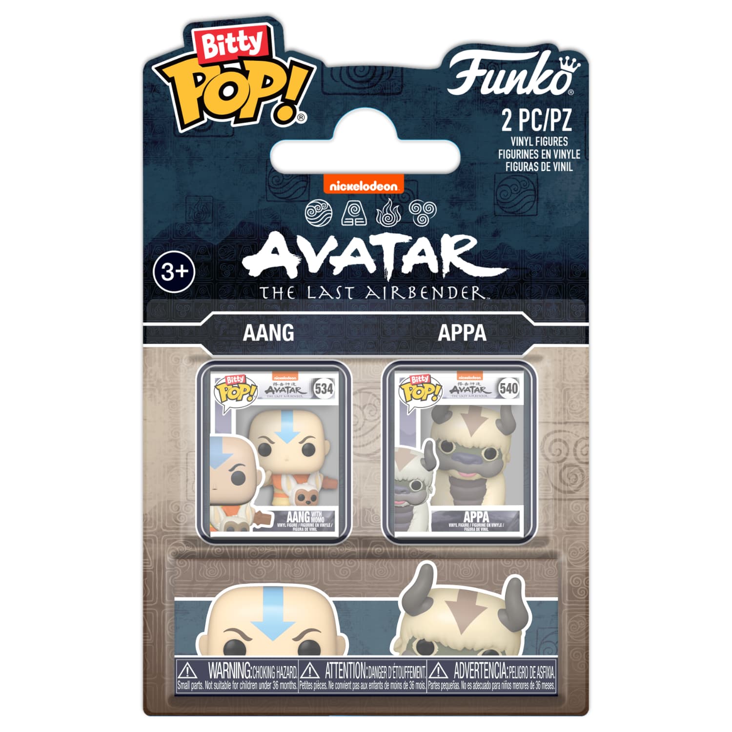 Funko Bitty Pop!: Avatar The Last Airbender - Aang & Appa 2 Pack