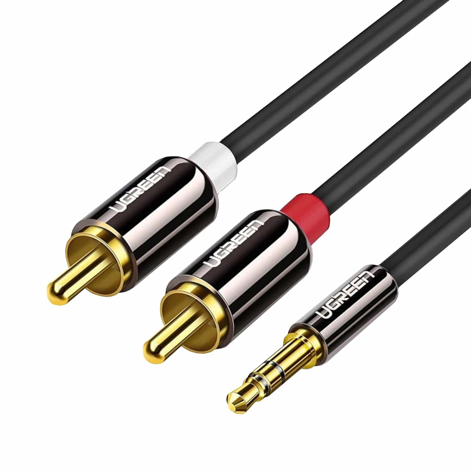 UGREEN AV116 RCA to AUX 3.5mm Audio Cable 1M