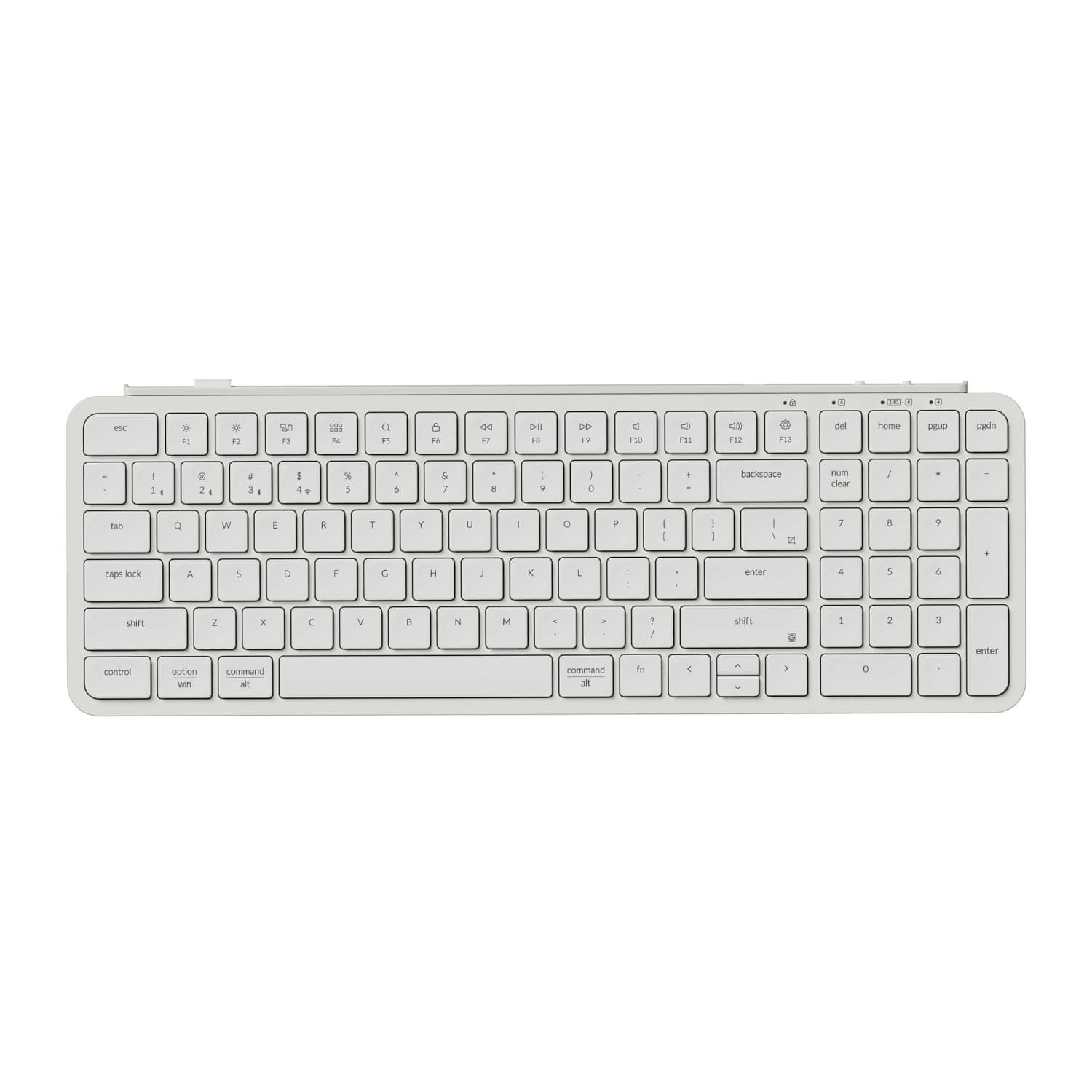 Keychron B2 Pro Ultra-Slim 96% Wireless Keyboard - Ivory