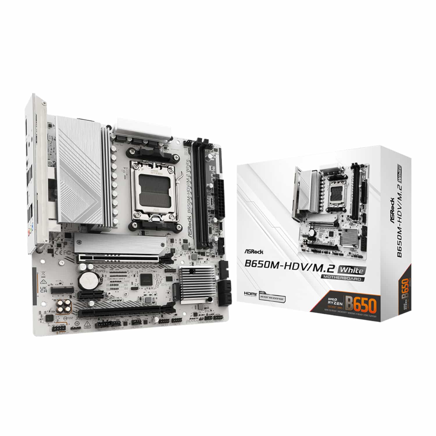 ASRock B650M-HDV/M.2 AM5 Micro-ATX Motherboard
