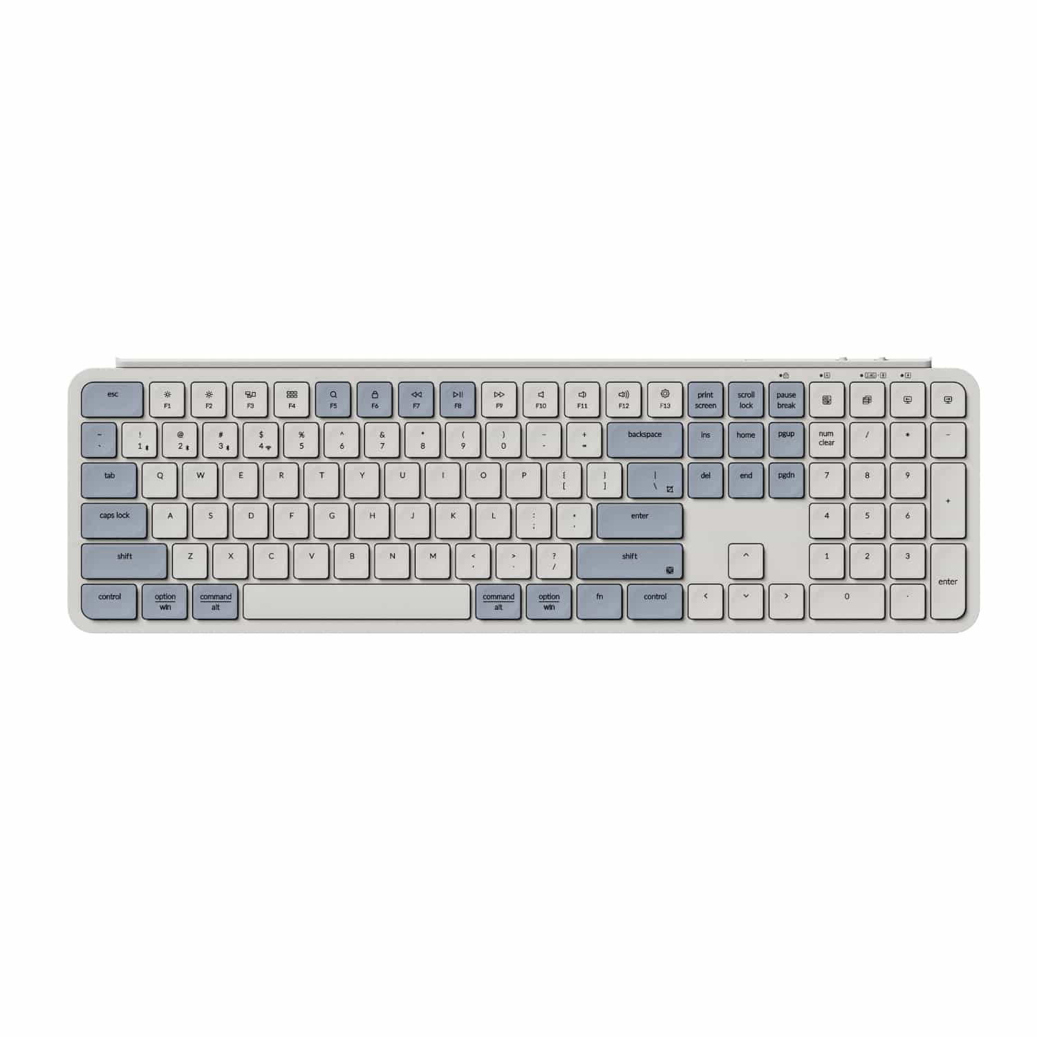 Keychron B6 Pro Ultra-Slim 100% Wireless Keyboard - Retro