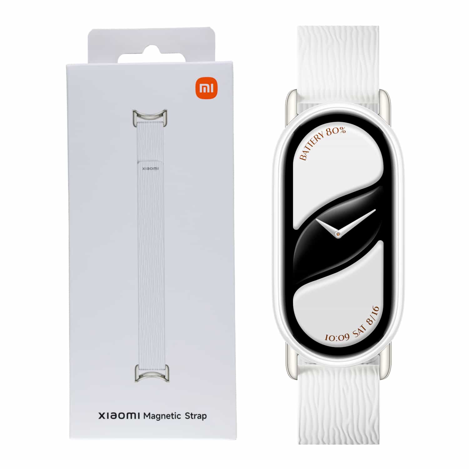 Xiaomi Smart Band 10 Magnetic Kona Leather Strap - Glacier