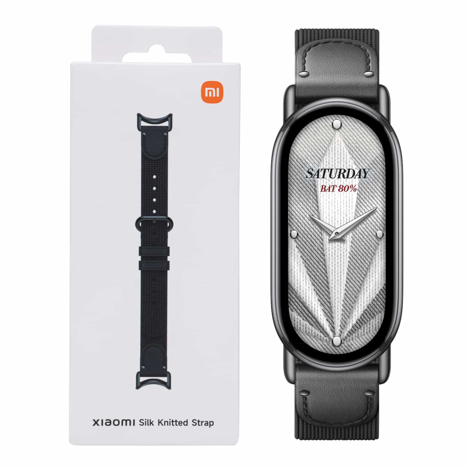Xiaomi Smart Band 10 Knitted Silk Strap - Ebony