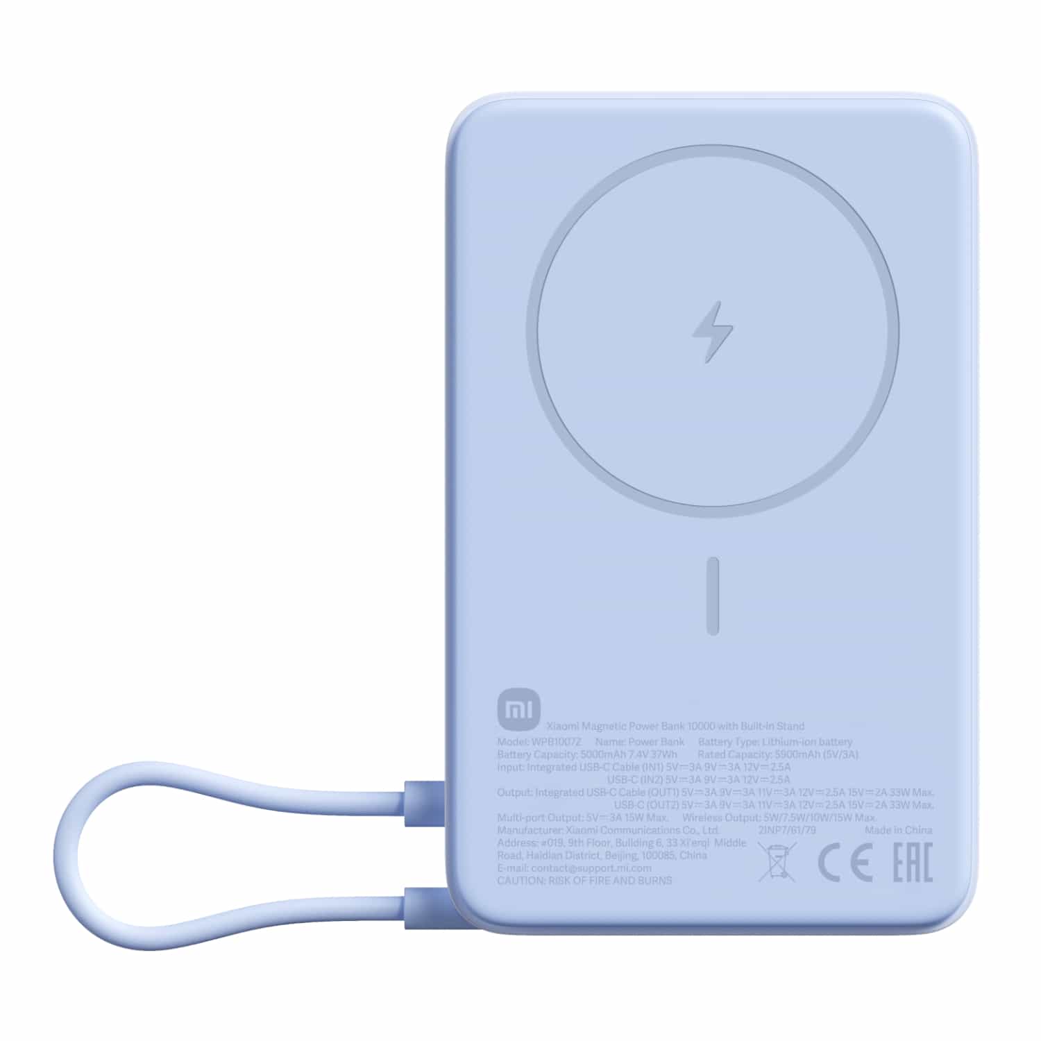 Xiaomi Magnetic Power Bank 10000mAh with Built-in Stand