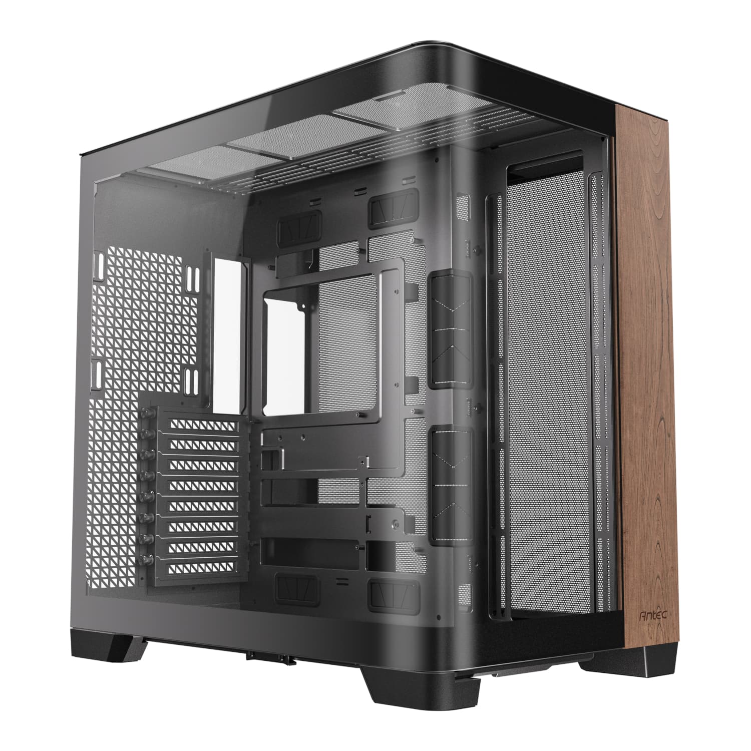 Antec C8 Curved Wood E-ATX | ATX | Micro-ATX | ITX Dual Chamber Gaming Chassis