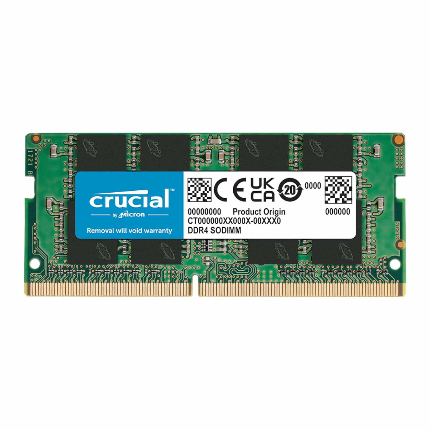 Crucial 3200MHz DDR4 SODIMM Notebook Memory