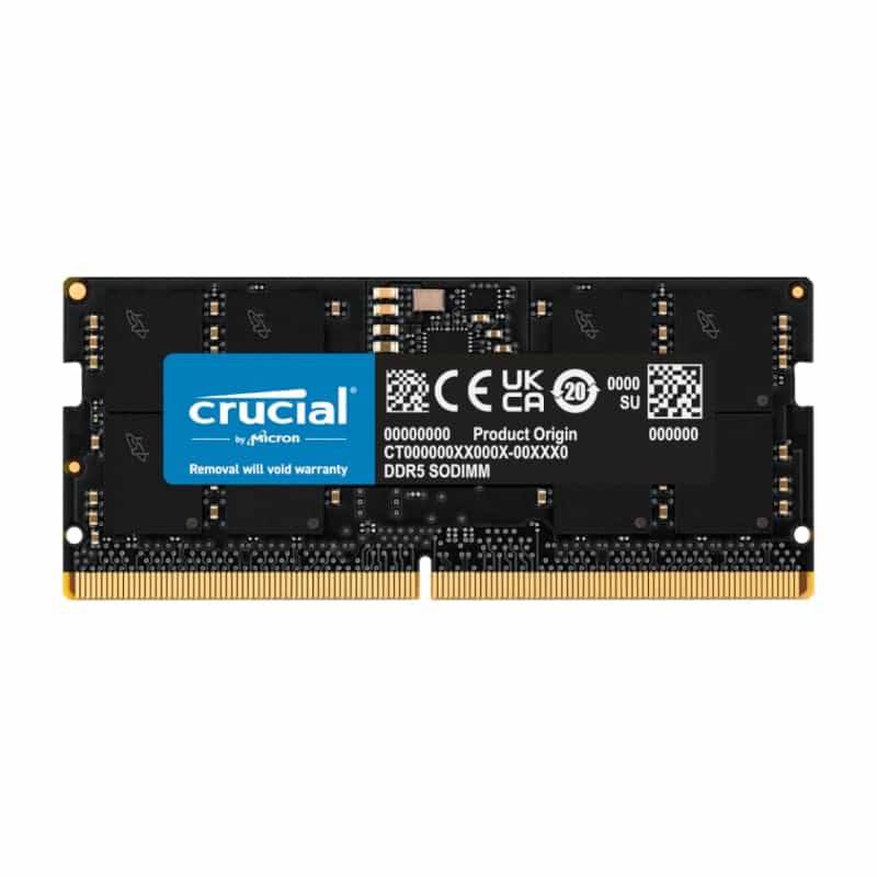 Crucial 5600MHz DDR5 SODIMM Notebook Memory