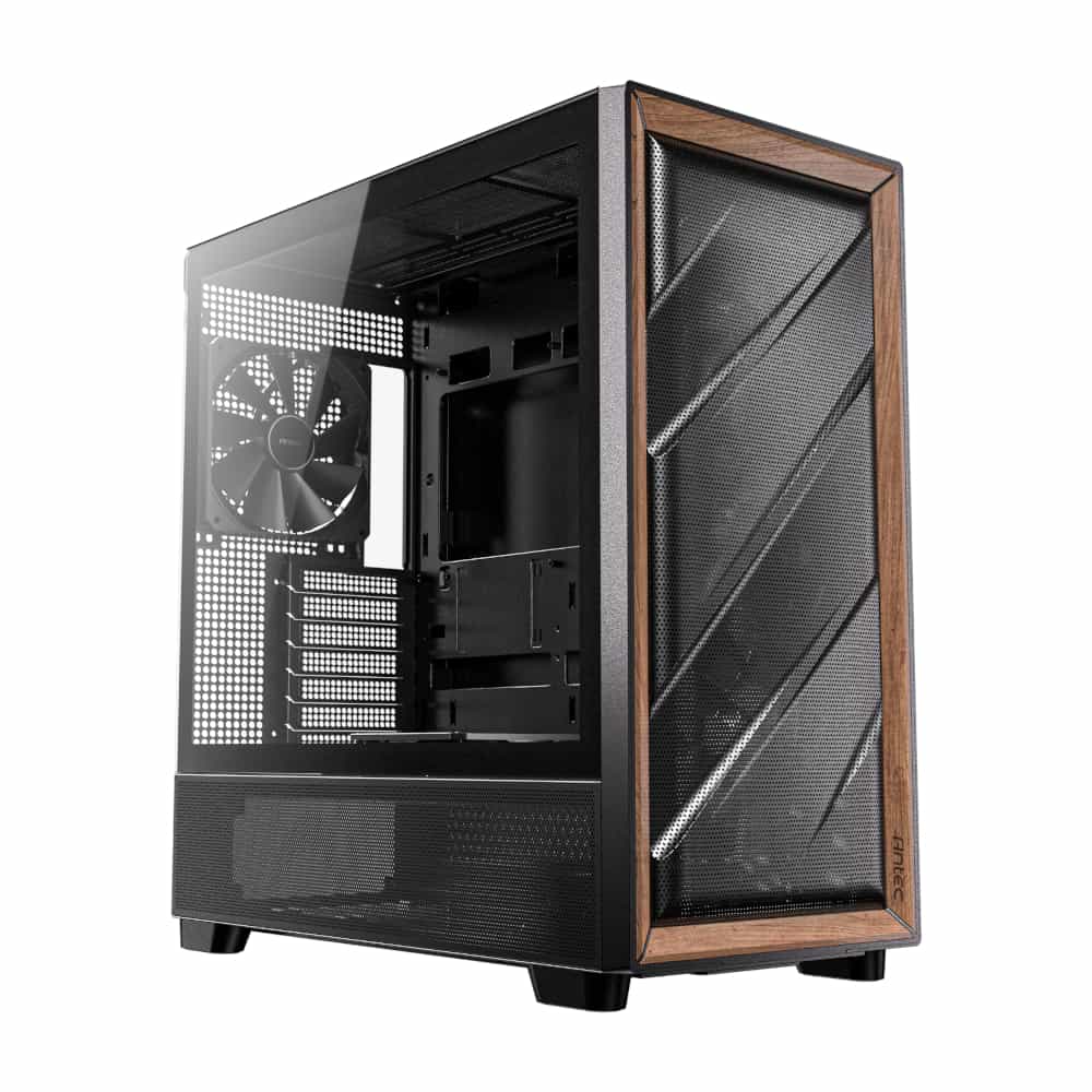Antec FLUX ATX WOOD Mid Tower Gaming Chassis