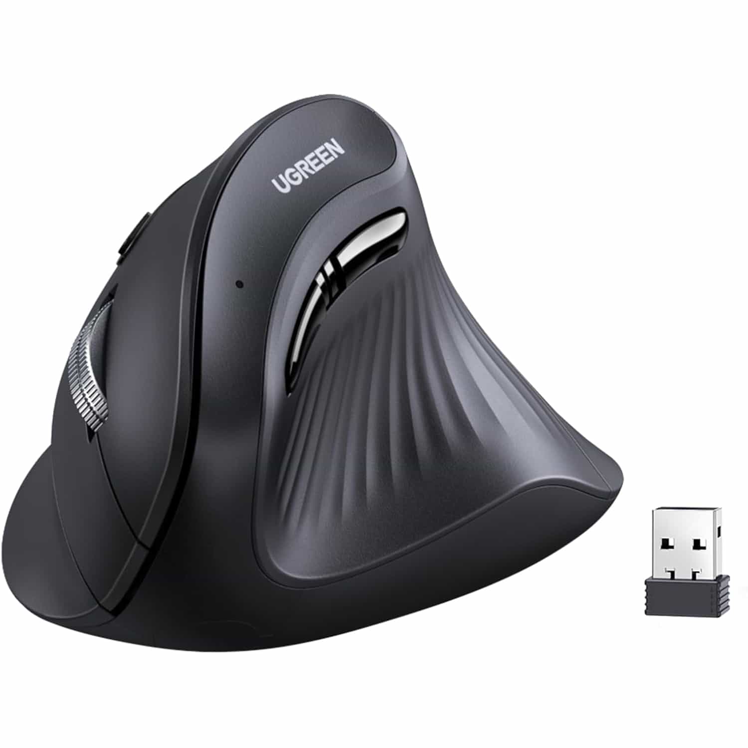 UGREEN Multi-Mode Vertical Mouse Bluetooth and 2.4G Wireless