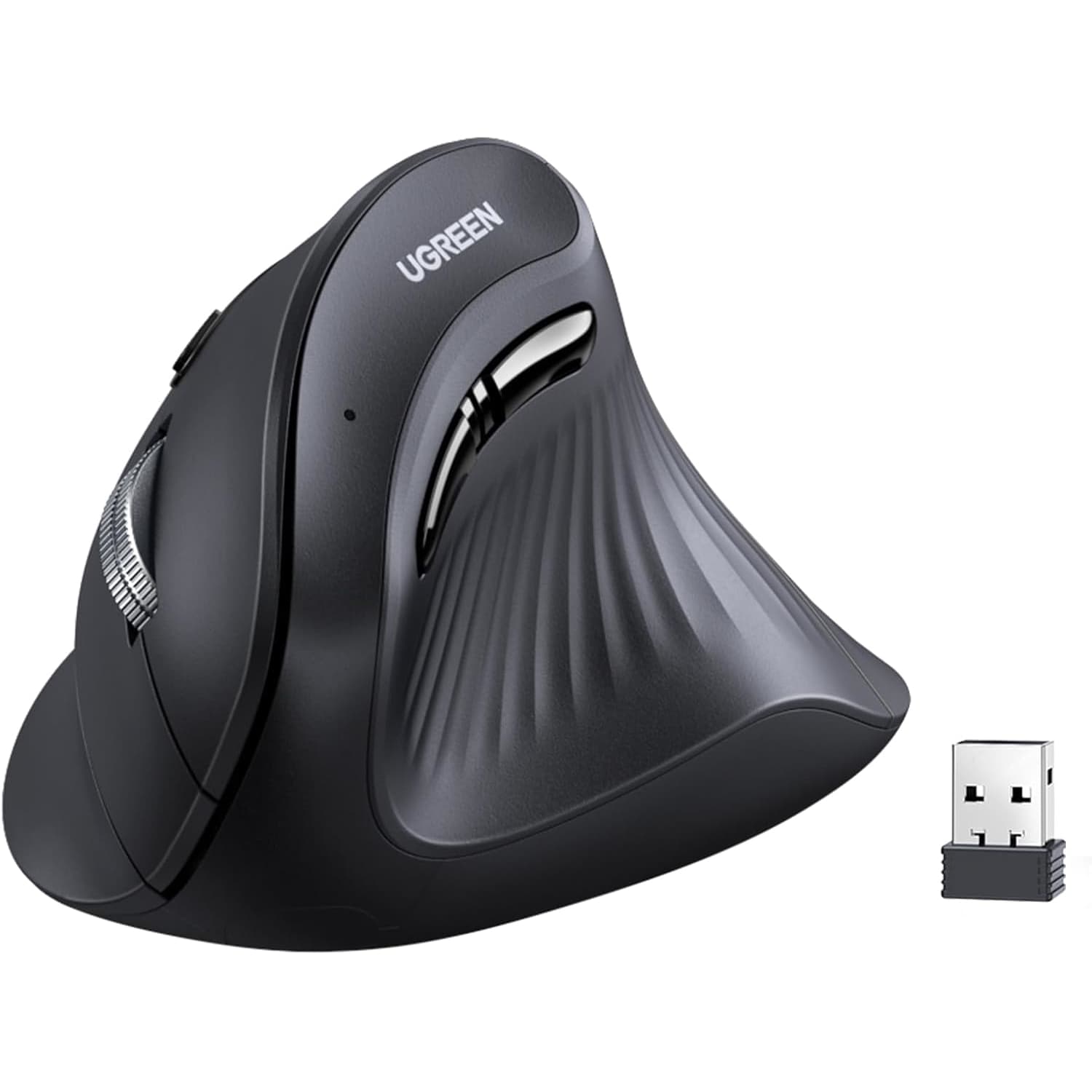 UGREEN Multi-Mode Vertical Mouse Bluetooth and 2.4G Wireless