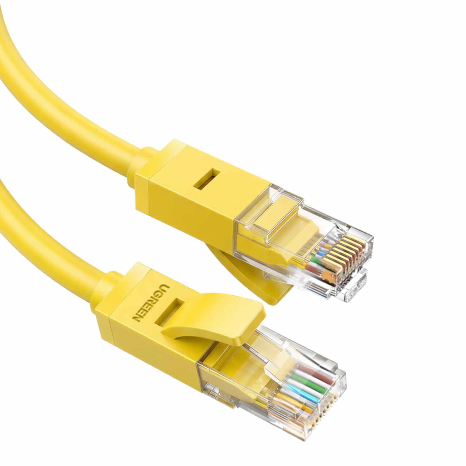 UGREEN RJ45 CAT6 0.5m LAN Network Cable - (1Gbps, 250MHz) - Yellow