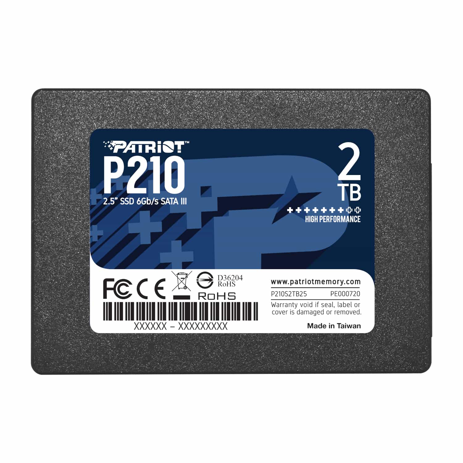 Patriot P210 2.5 Inch SATAIII SSD