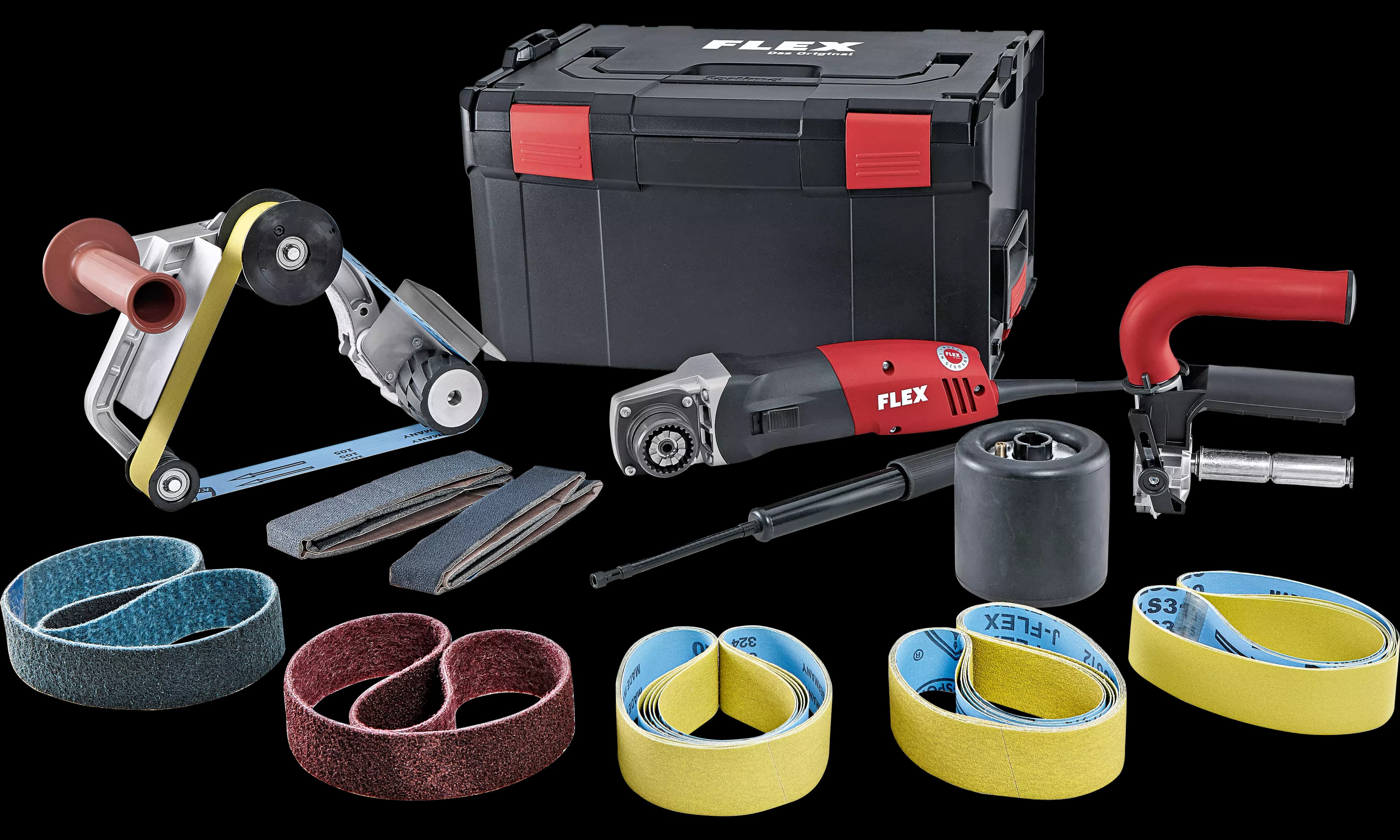 BSE 14-3 INOX Set Burnishing machine and pipe belt sander TRINOXFLEX Set