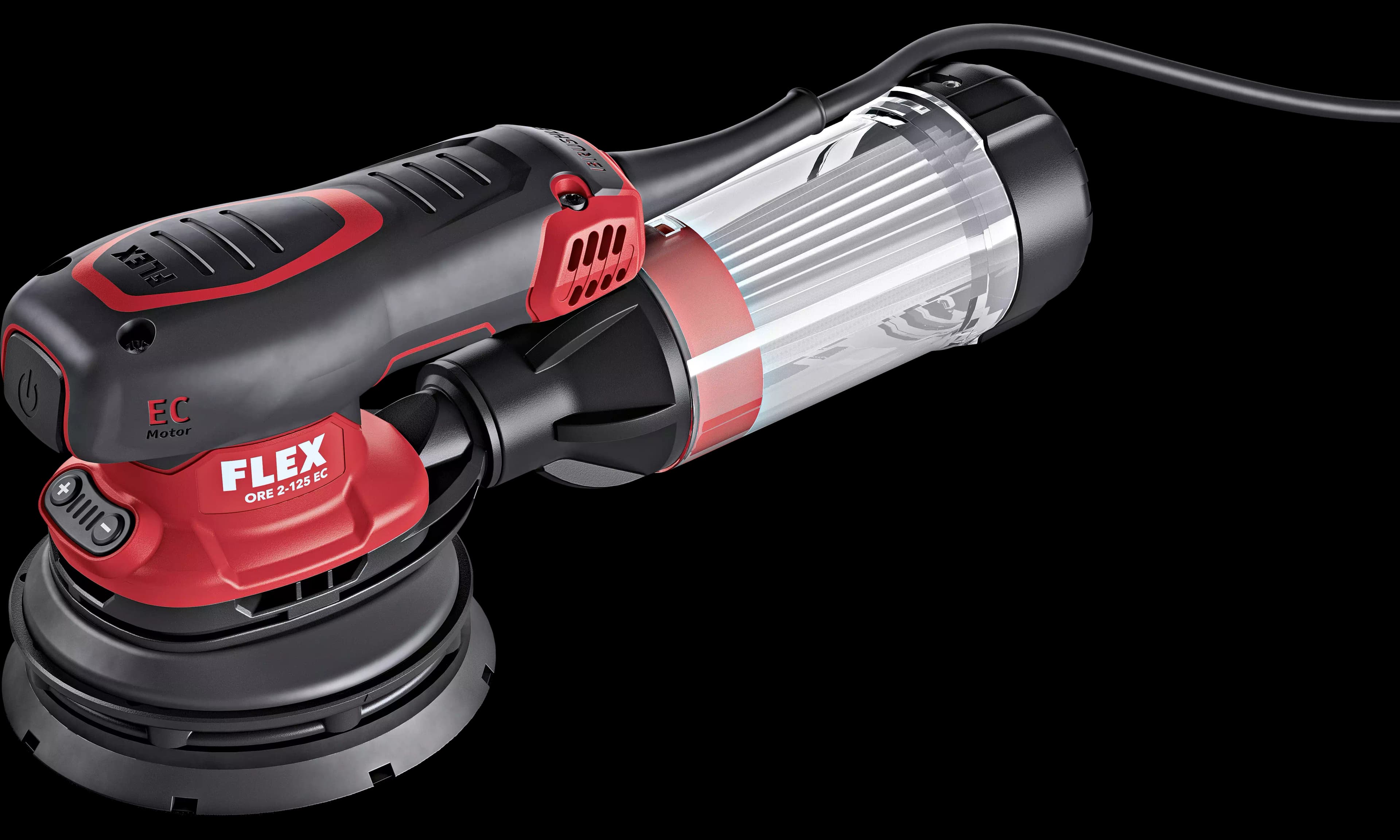 ORE 2-125 EC Compact random-orbit sander with speed control, 125 mm