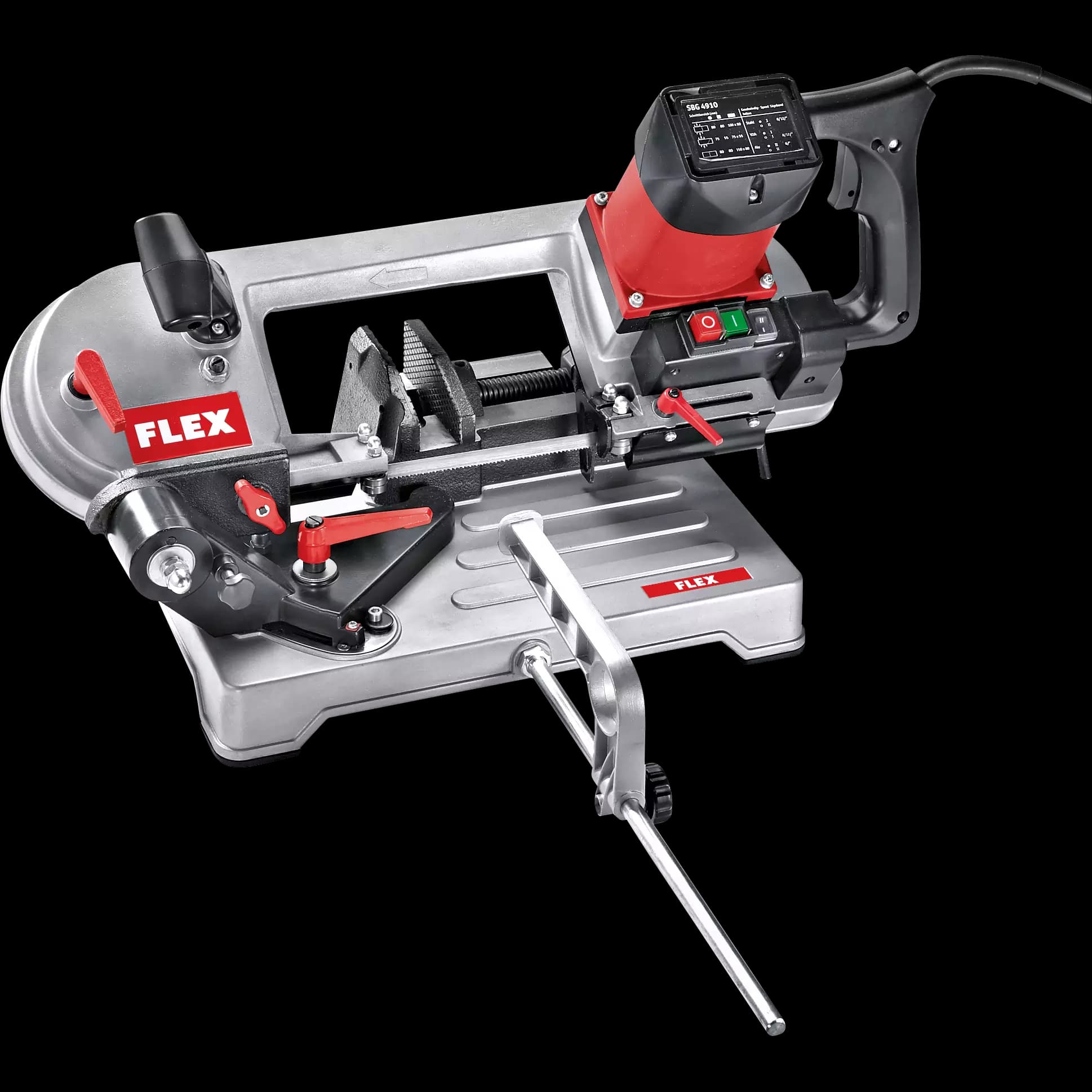 SBG 4910 Metal-cutting band saw with swivelling saw frame