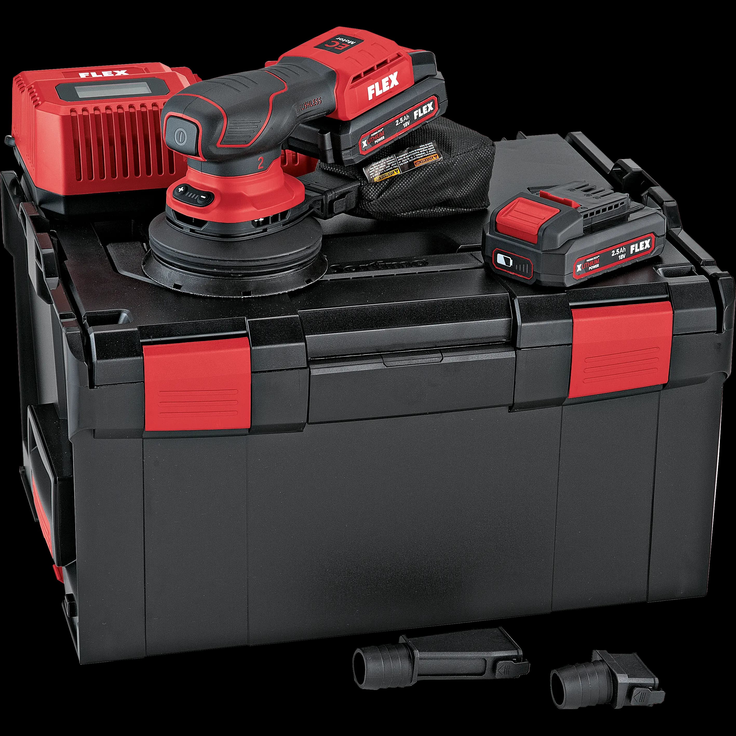ORE 2-125 18-EC/2.5 Set 18 V cordless random orbit sander with speed control