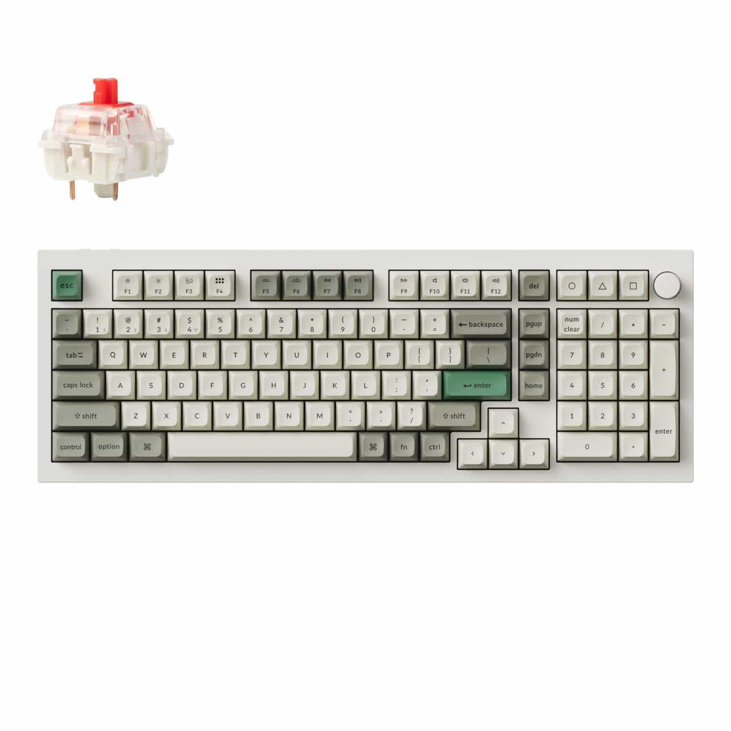Keychron Q5M-P1 QMK/VIA Wireless Custom Keyboard - Shell