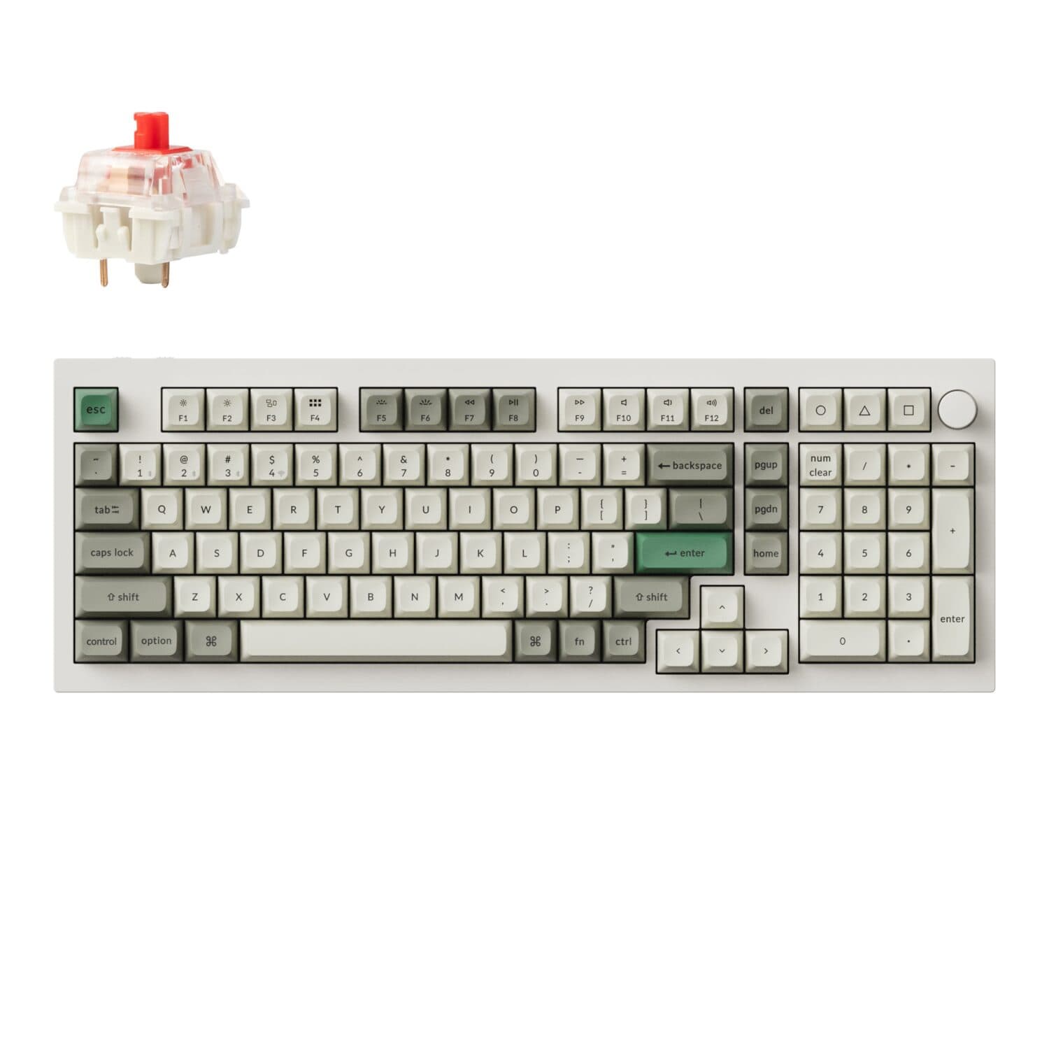 Keychron Q5M-P1 QMK/VIA Wireless Custom Keyboard - Shell