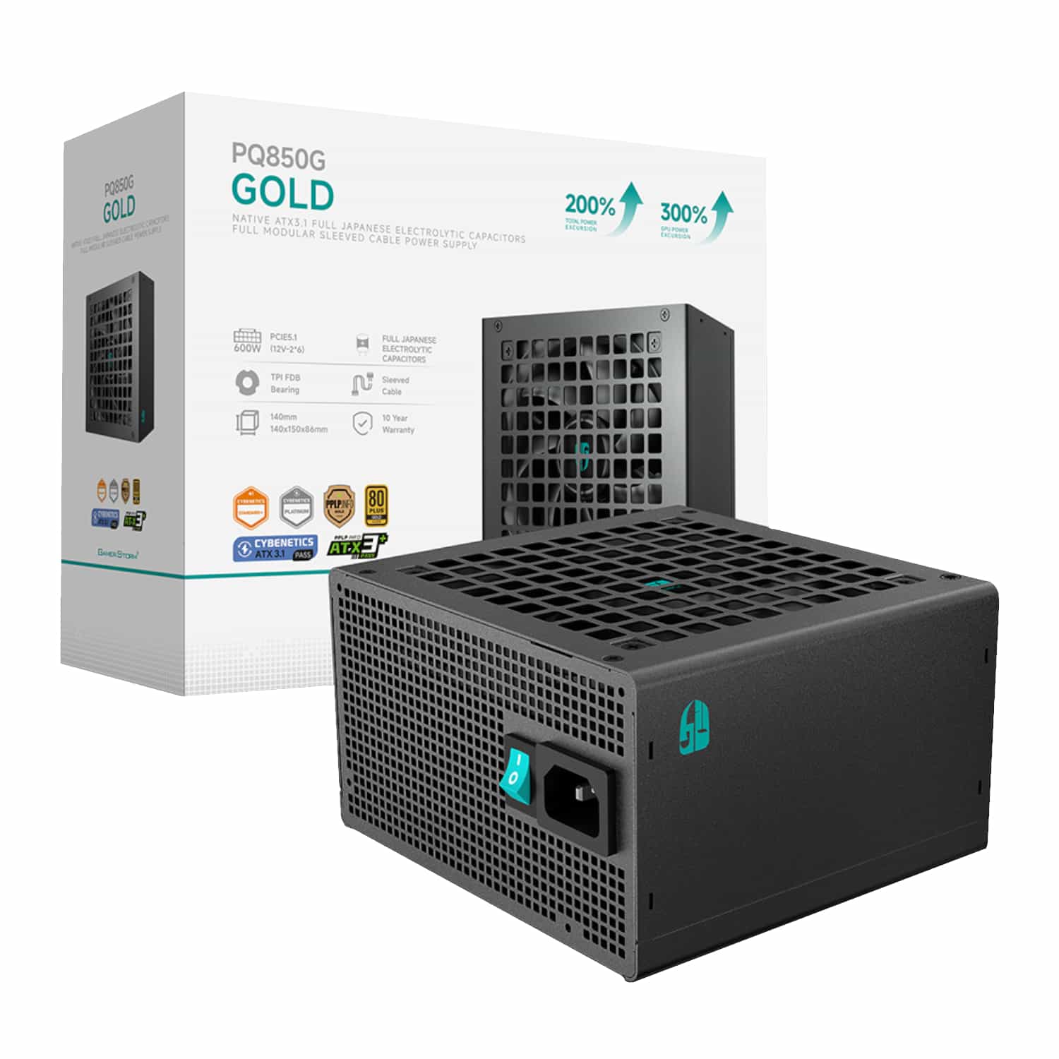 DeepCool PQ850G Series 850W 80 PLUS Modular Power Supply