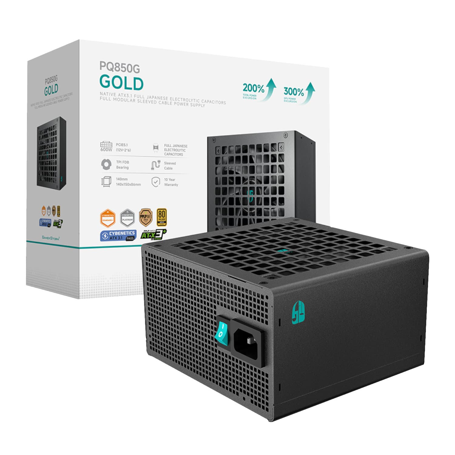 DeepCool PQ850G Series 850W 80 PLUS Modular Power Supply