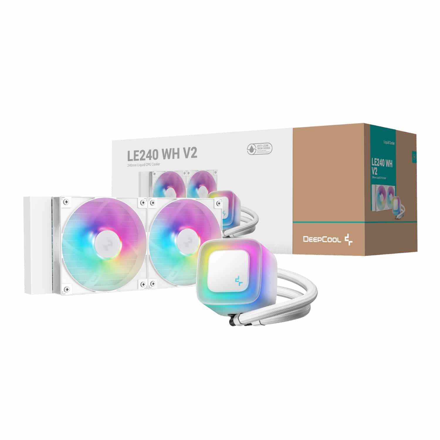 DeepCool LE240 V2 240mm ARGB AIO CPU Liquid Cooler