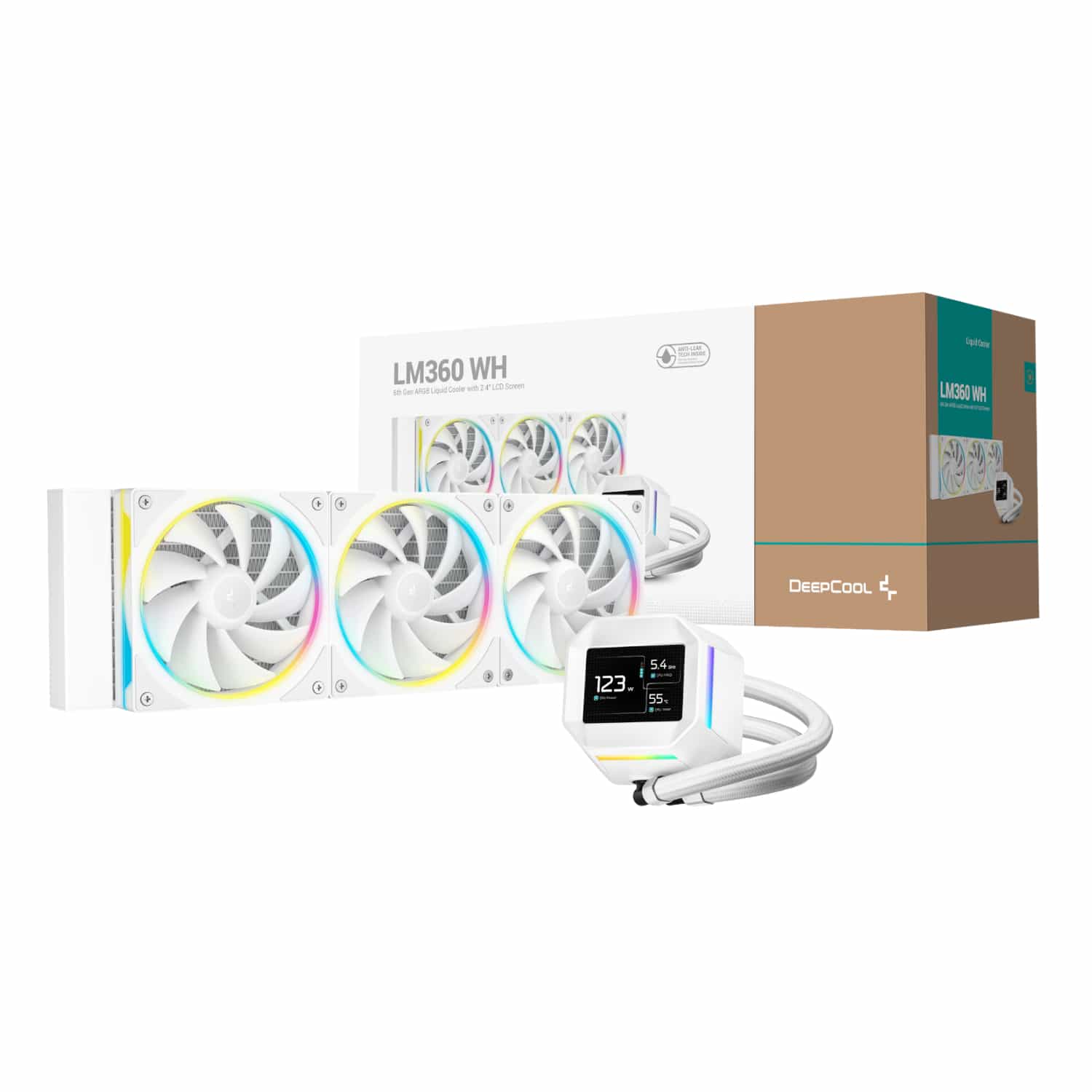 DeepCool LM360 ARGB 360mm AIO CPU Liquid Cooler