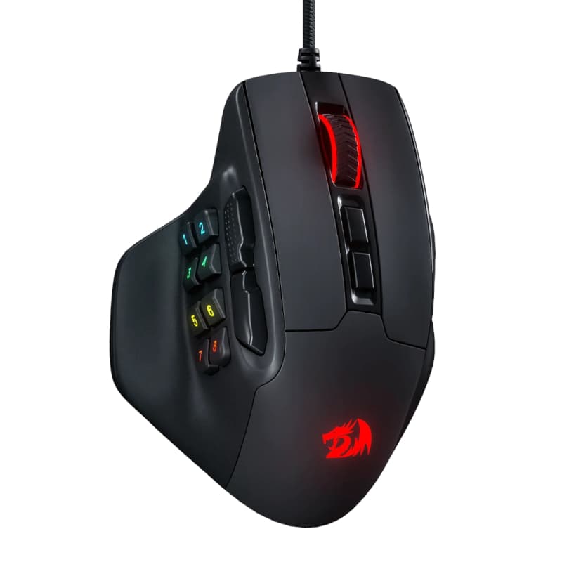 REDRAGON Aatrox 6200DP RGB MMO Gaming Mouse