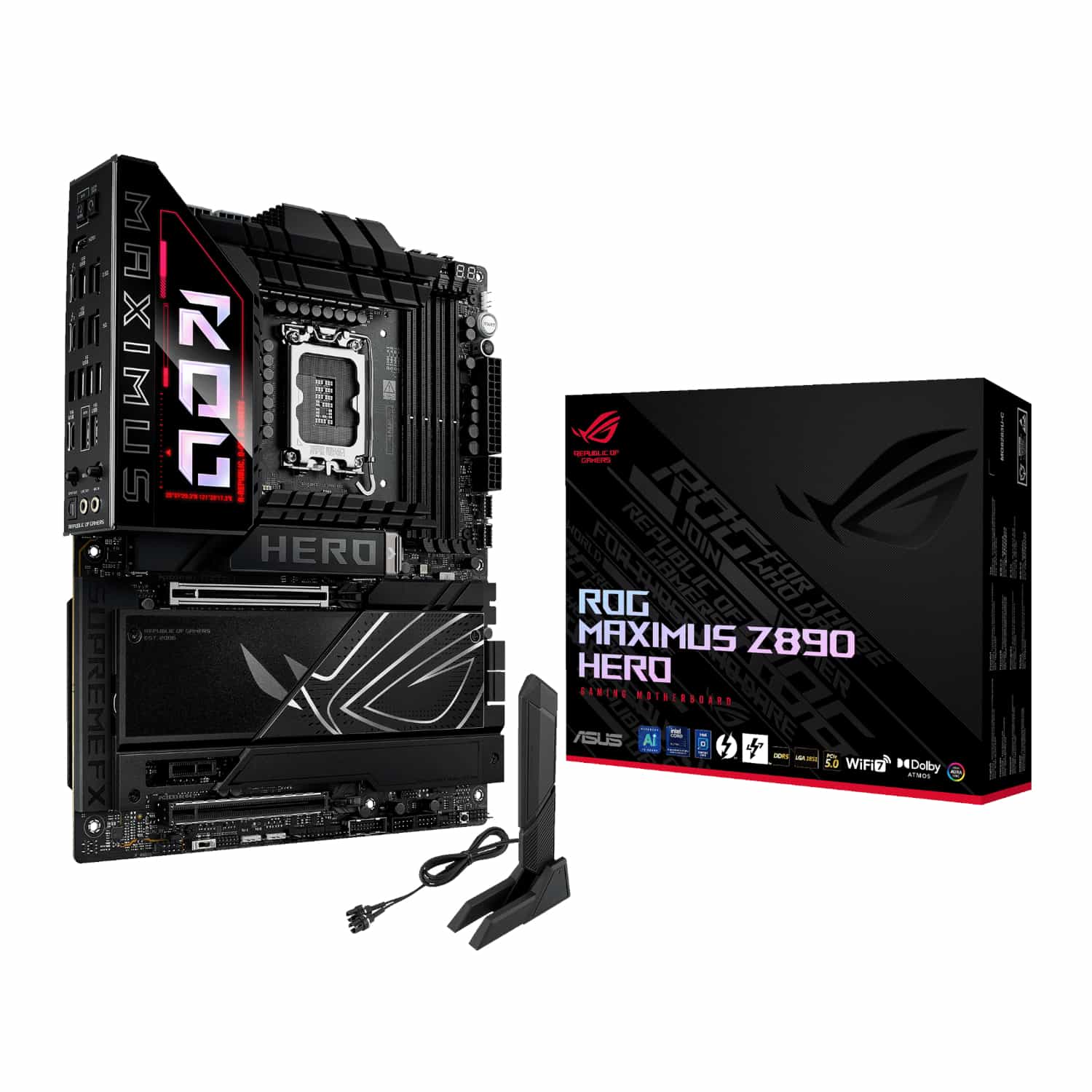Asus ROG Maximus Z890 Hero Intel LGA1851 ATX Gaming Motherboard