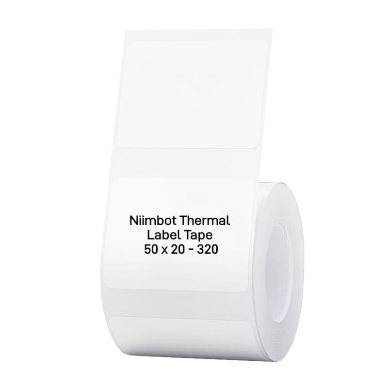 NIIMBOT B1/B21/B3S Thermal Label 50x20mm - 320 Labels Per Roll