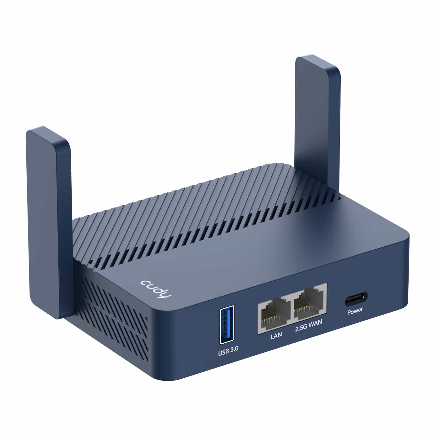 Cudy AX3000 2.5G Wi-Fi 6 Mini VPN Travel Router - Navy