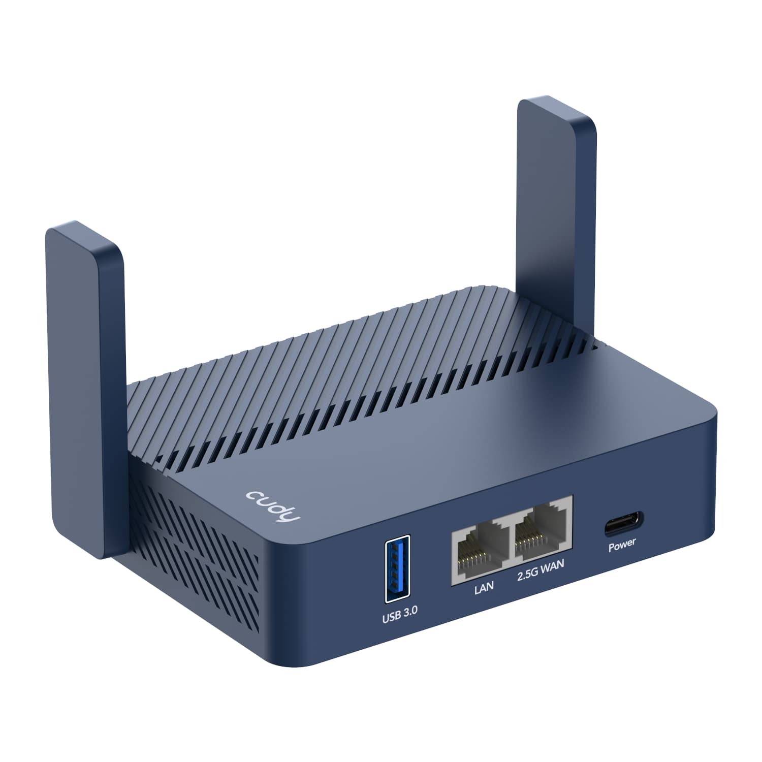 Cudy AX3000 2.5G Wi-Fi 6 Mini VPN Travel Router - Navy