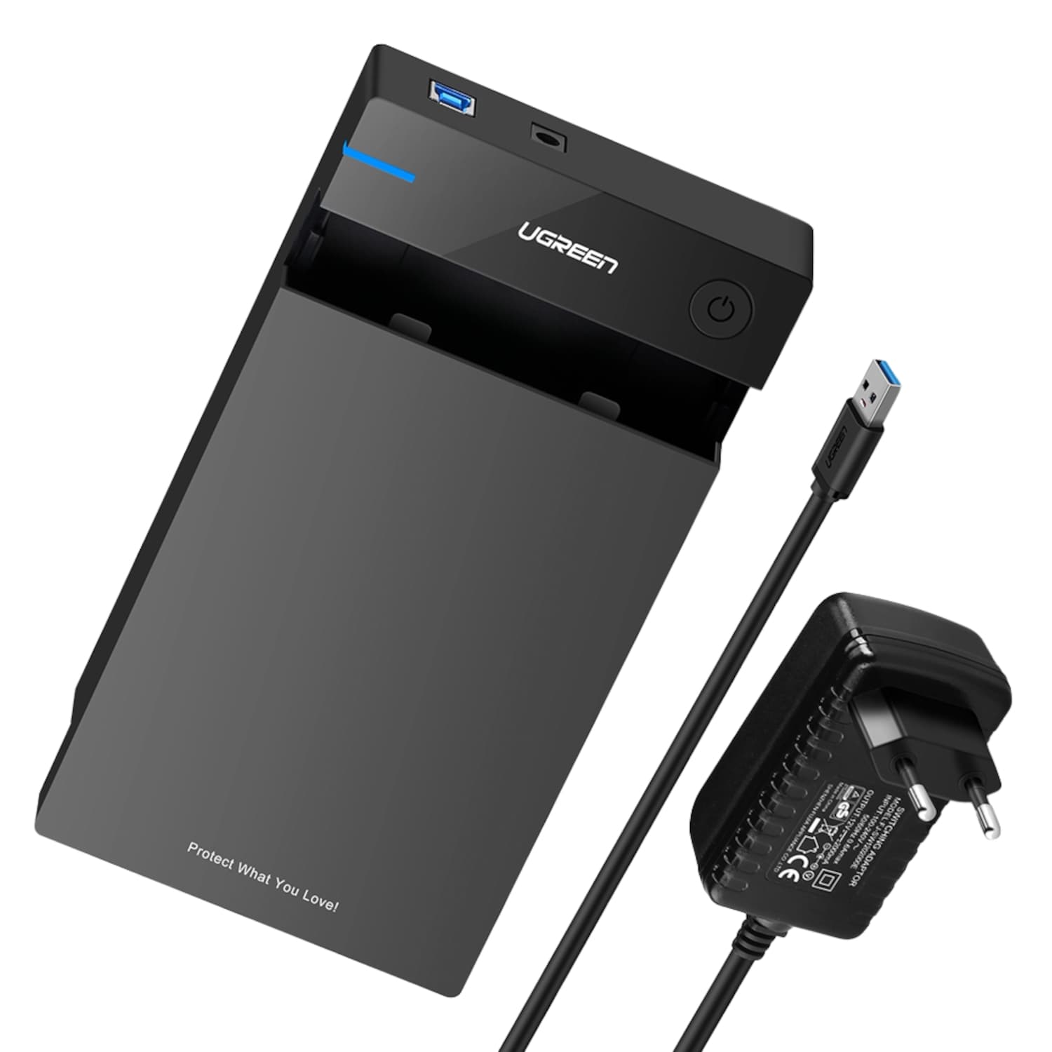 UGREEN 3.5" SATA Hard Drive USB 3.0 Enclosure 5Gbps