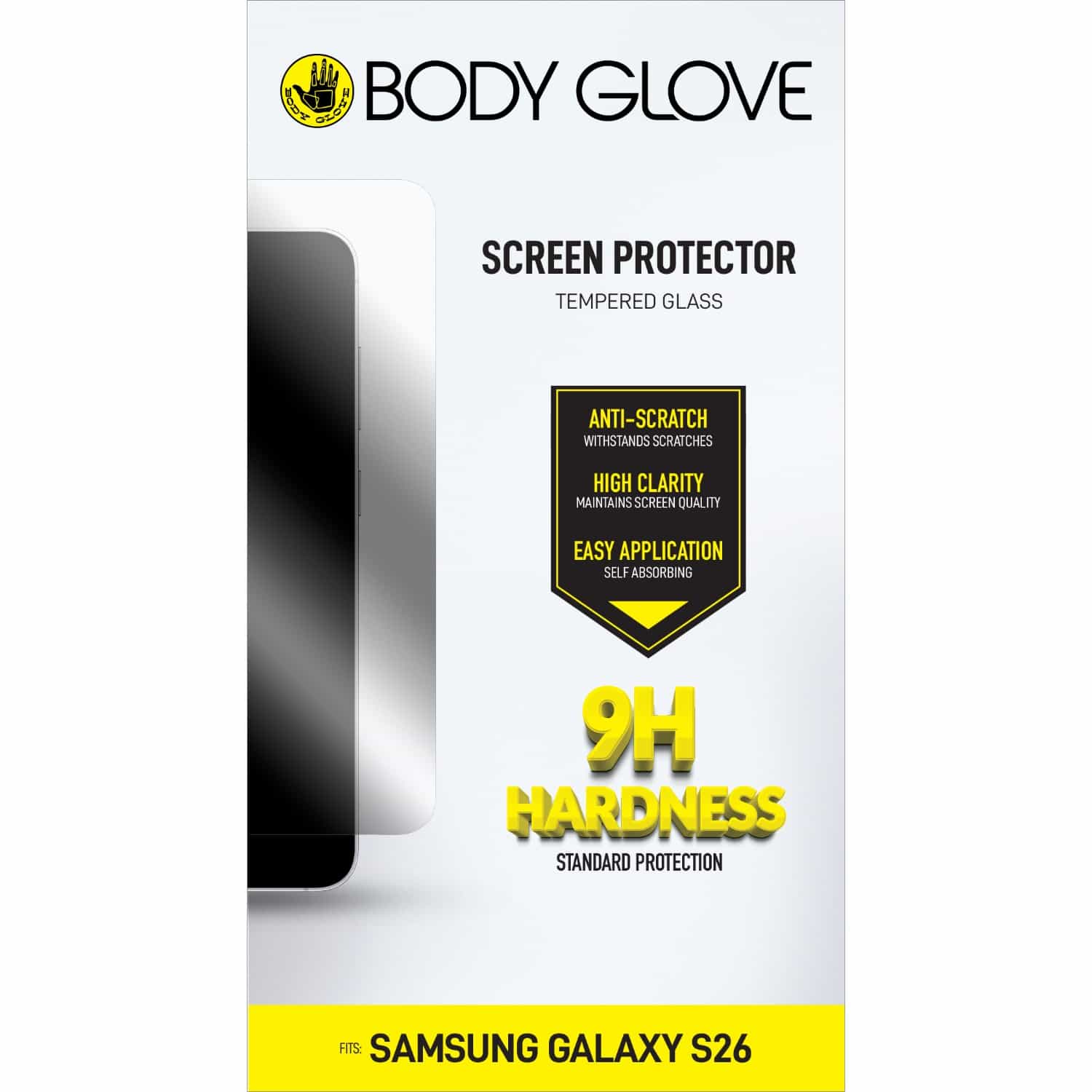 Body Glove Tempered Glass Screen Protector - Samsung Galaxy S26 - Clear