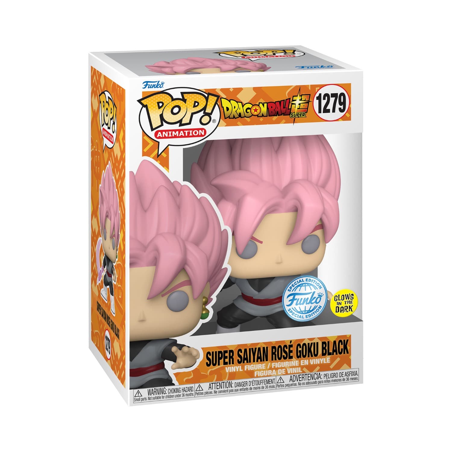 Funko Pop! Animation: Dragon Ball Super - Super Saiyan Rose Goku With Scythe (Glows In The Dark)
