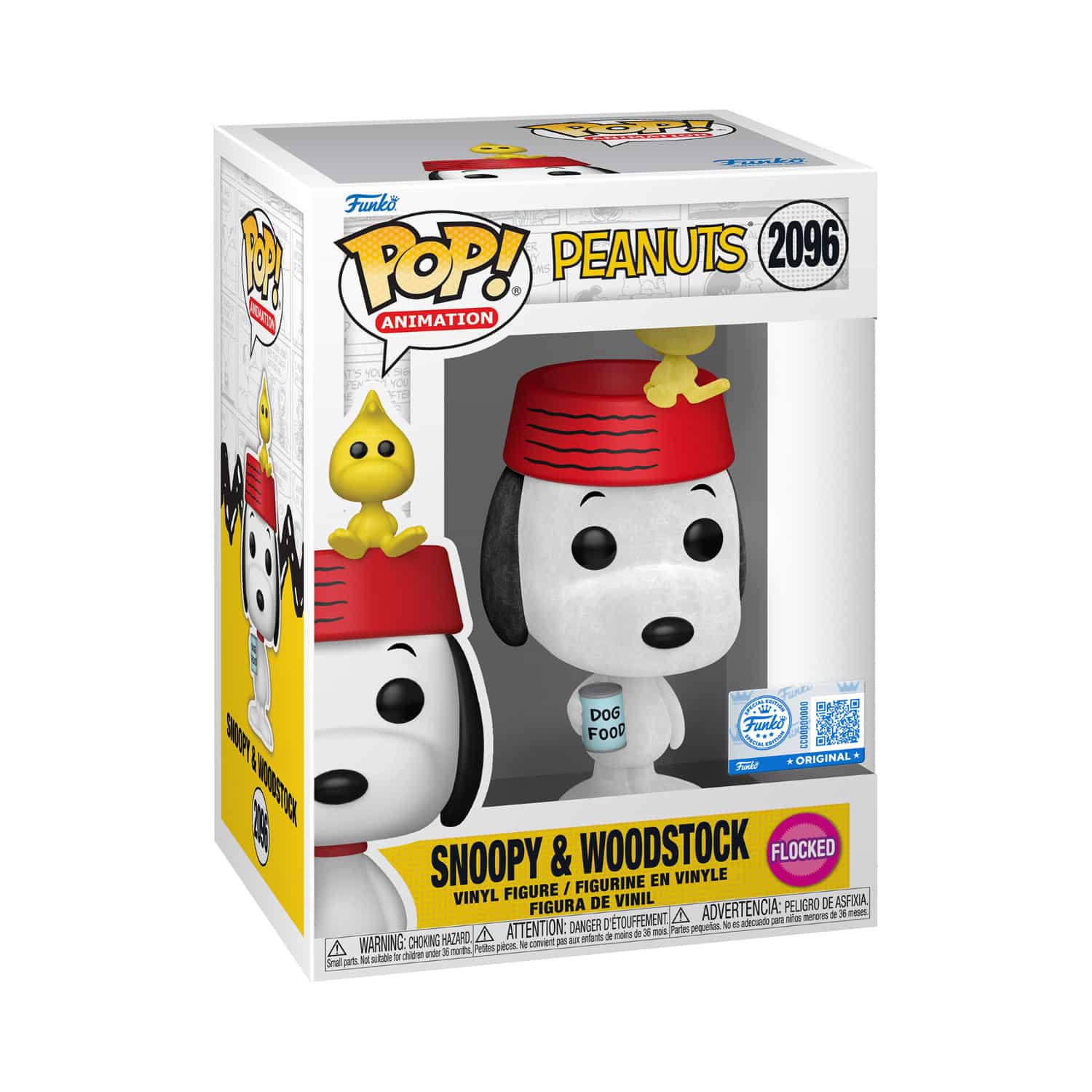 Funko Pop! Animation: Peanuts - Snoopy & Woodstock (Flocked)(Special Edition)