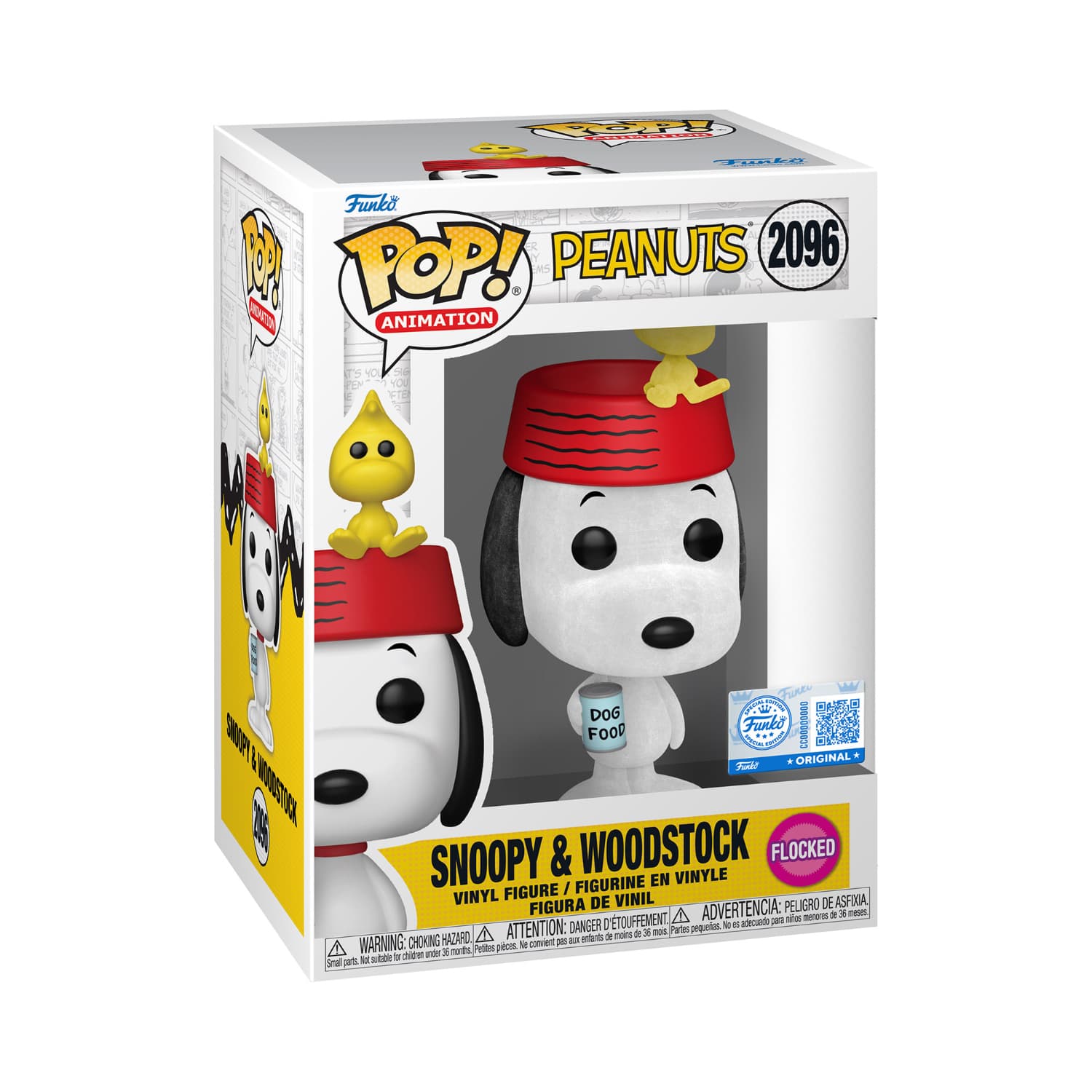 Funko Pop! Animation: Peanuts - Snoopy & Woodstock (Flocked)(Special Edition)