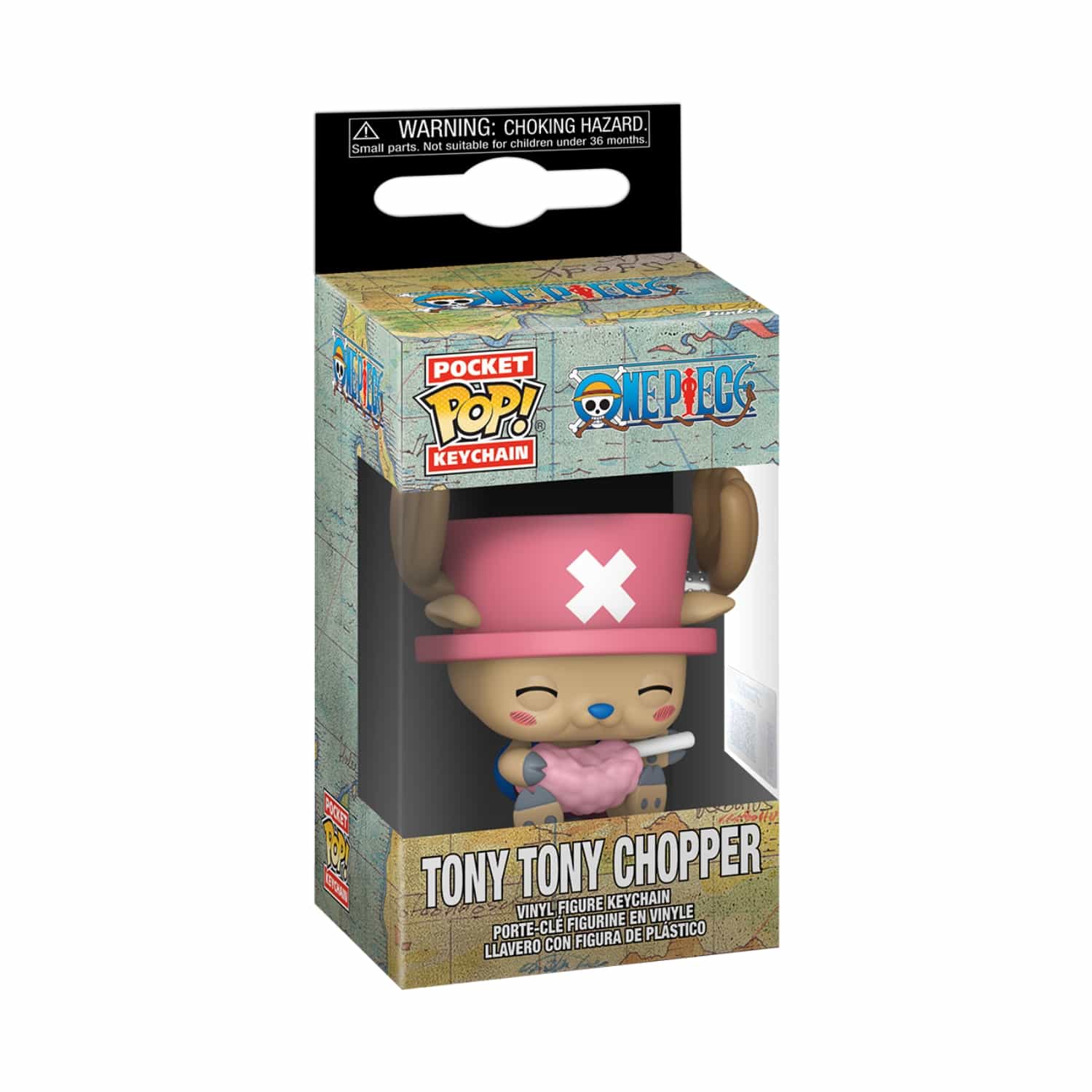 Funko Pop! Pocket Keychain: One Piece - Tony Tony Chopper With Cotton Candy