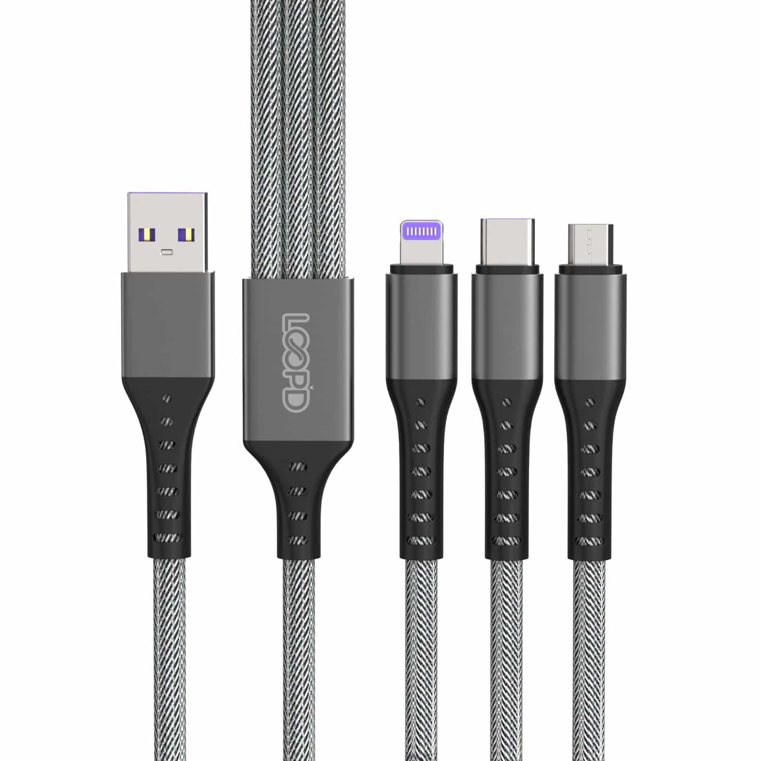 LOOPD Lite 3 in 1 Multi Cable - 1.2 Metre