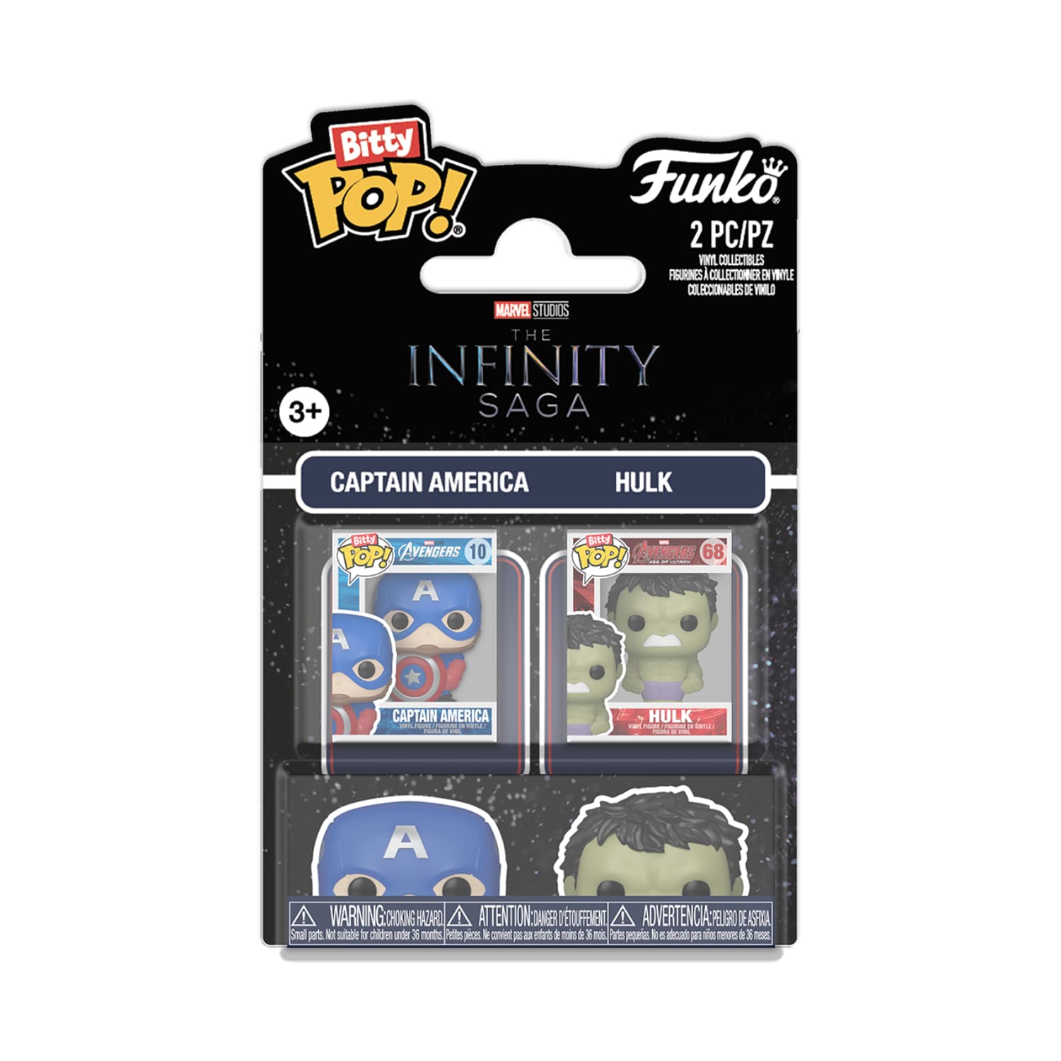 Funko Bitty Pop!: Captain America & Hulk 2-Pack